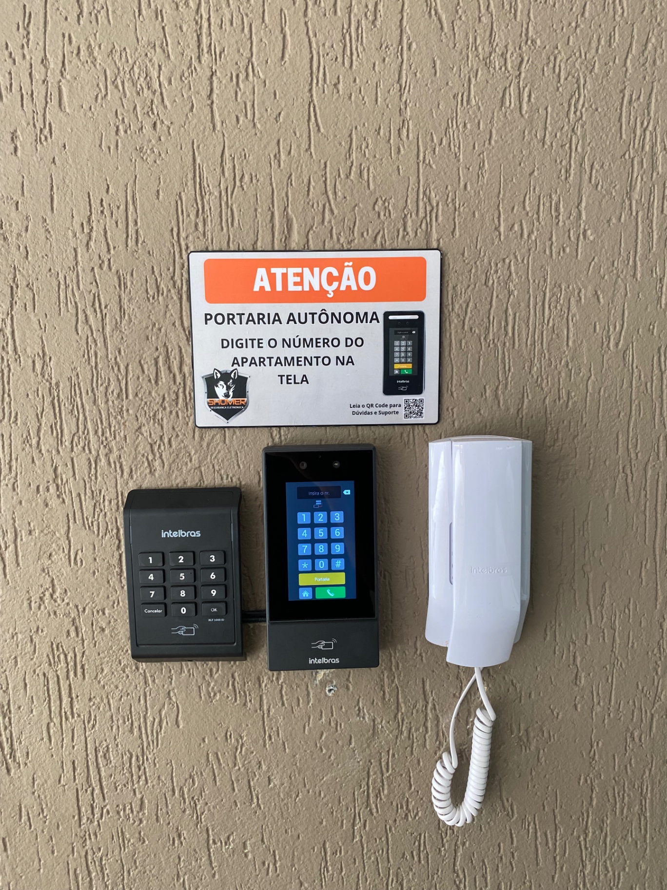 Portaria autônoma instalada pela Shomer